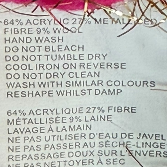 OVERSIZED TINSEL SWEATER - NWT - S/M - Picture 4 of 4